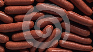 Delicious Bangers Meat Product Horizontal Background.