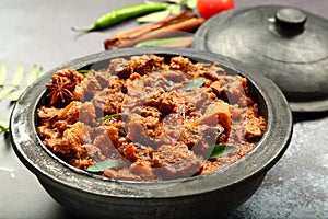 Delicious beef meat curry