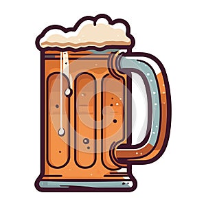 delicious beer jar drink