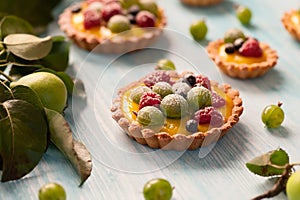 Delicious berries tarts