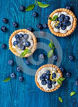 Delicious Blueberry tartlets