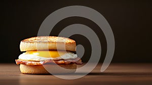 Delicious breakfast sandwich