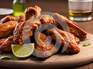 Delicious Buffalo style chicken wings