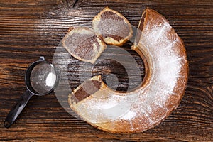 Delicious bundt cake.