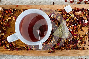 Delicious caffeine-free infusion of dried fruit, a