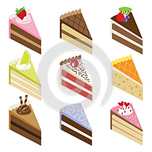 Delicious Cake Slices