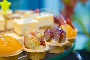 Delicious canapes and sweets