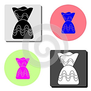 Delicious candy. flat vector icon