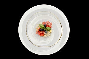 Delicious caprese tartar