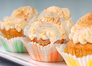 Delicious carrot cake cupcakes