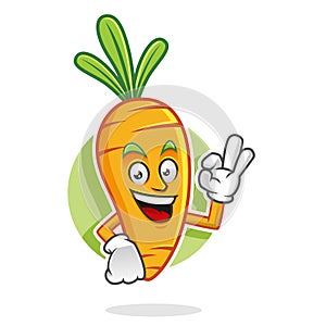 Delicious Carrot mascot, Carrot character, Carrot cartoon