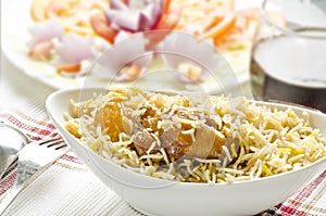 Delicious chicken biriyani