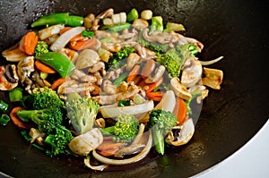 Delicious Chicken with cashewnuts. photo