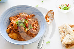 Delicious chicken curry