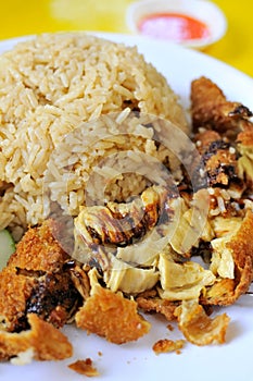 Delicious chicken rice