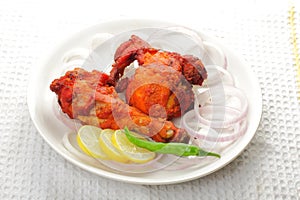 Delicious chicken tandoori -Arabian foods.