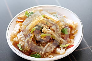 Delicious Chinese cold dishes - Pigskin jelly.