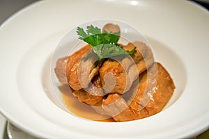 A delicious Chinese Hokkien dish, braised tofu