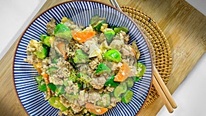 Delicious Chinese-Style Stir-Fried Cucumber and Pork Dish