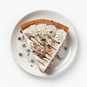 Delicious Chocolate Chip Pie With Whipped Cream - Irresistible Dessert Recipe