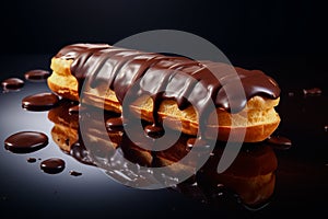 Delicious Chocolate Covered Eclair