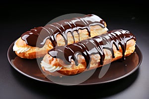 Delicious Chocolate Covered Eclairs