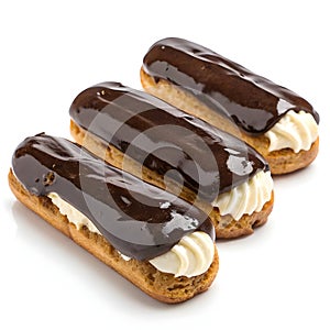 Delicious Chocolate Eclairs