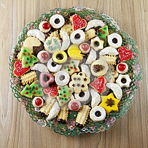 Delicious christmas cookies