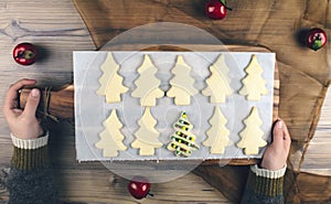 Delicious Christmas gingerbread cookies.