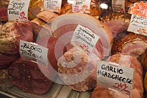 Delicious Coldcuts in Vancouvers Grandville Island Market