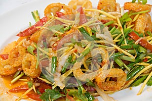 Crispy Fish Maw in Spicy Salad photo