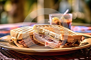 Delicious Cuban Cubano Sandwich photo