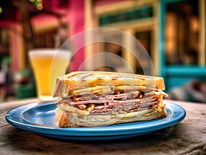 Delicious Cuban Cubano Sandwich photo