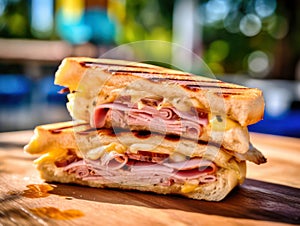 Delicious Cuban Cubano Sandwich photo