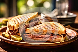 Delicious Cuban Cubano Sandwich photo