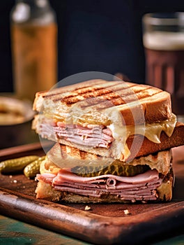 Delicious Cuban Cubano Sandwich photo