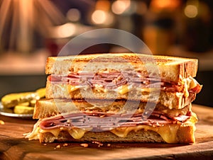 Delicious Cuban Cubano Sandwich photo