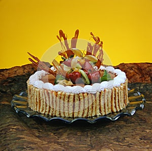 Delicious dessert cake