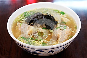 Delicious Dish of Taiwanese Wonton Soup