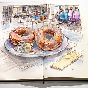 Delicious Donuts In Rome: A Sketch Inspired By Patricia Piccinini And Paul Hedley
