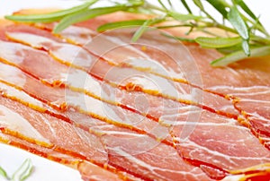 Delicious dry-cured ham