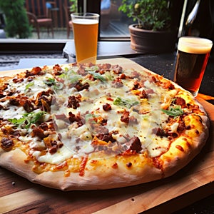 Delicious Duckcore Pizza With Berliner Weisse - A Perfect Combination photo