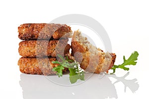 Delicious falafel background. photo