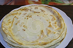 Delicious,favorite pancakes, cooked at home.