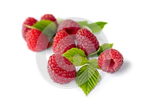 Delicious first class fresh raspberries