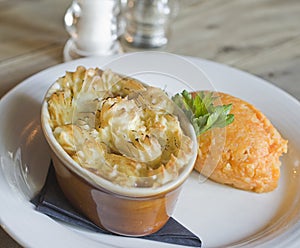 Delicious fish pie