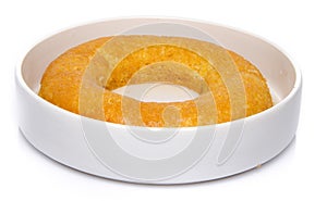 Delicious French ring cake, named savarin