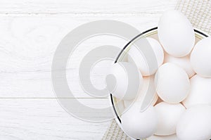 Delicious and Fresh Breakfast Ingredients in a Clean White Kitchen