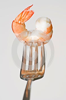 Delicious fresh cooked shrimp prepared