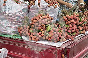 Delicious fresh lychee